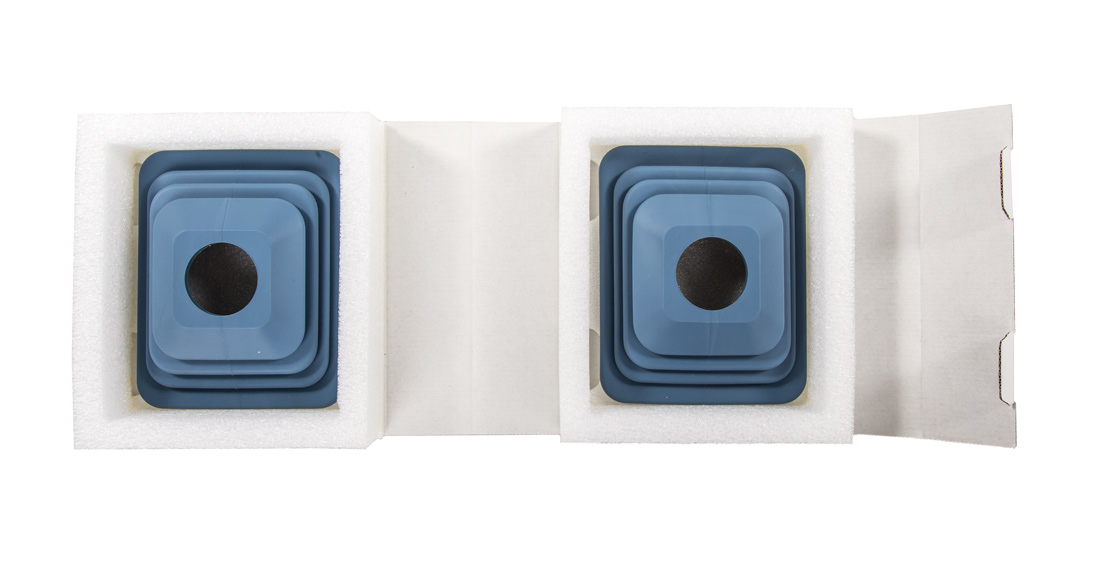 FSC A320 sidestick rubber gaiters with frames box content